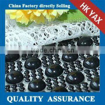 1011T YAX New pearl rhinestone banding sheet,YAX-F005 pearl rhinestone banding sheet for bags,wholesale pearl rhinestone banding