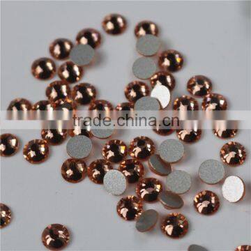 Wholesale chamgagne flatback non hotfix crystal stones