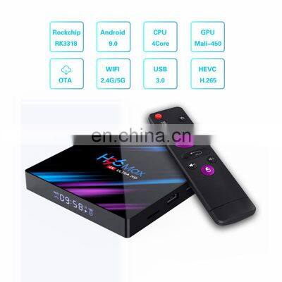 H96 Max Android 9 10 Smart TV Box 4gb 32gb 64gb Smart Set Top Box Firmware Update Ott Android TVBox H96max photo-3