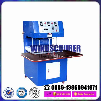 Blister card packaging machine for stainless steel scourer