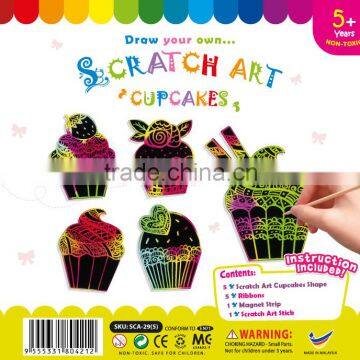 Scratch Art Cupcakes 5 Pack