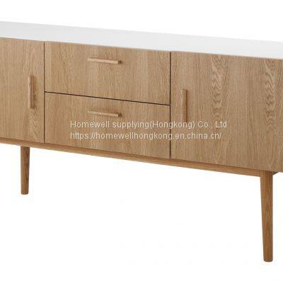 mordern sideboard 2door 2 drawer sideboard HW-SB003 Ash sideboard with ash legs livingroom furniture