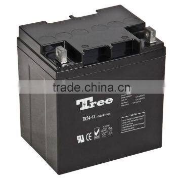 Made in China lead acid battery computer charger back up battery 12v 22ah fan battery