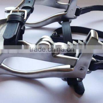 Horse Mouth Gag / Speculum With Genuine Leather Straps - Equine Dental Speculum - SE Horse Speculum (High Quality) photo-2