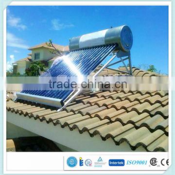 Chinese factory Portable homemade integrative low pressure solar power water heater for bathroom or kitchen