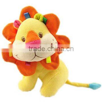 lovely stuffed plush baby toy lion