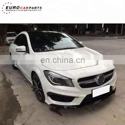 CLA45 W117 body kits fit for  CLA-CLASS W117 CLA180 CLA200 CLA260 to CLA45 A-style PP cla45 body kits for W117