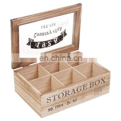 Hot Sale Custom Size Luxury Packaging Gift Wooden Tea Box photo-2