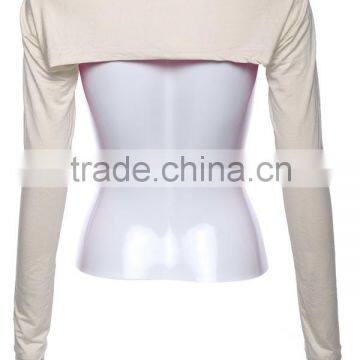 fashion bolero shrug Modal oversleeve shoulders full arm Muslim sleeve Islamic arm sleeve