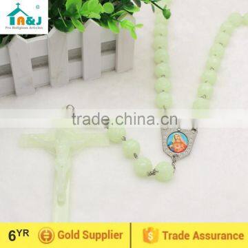 Large Glow in the Dark Plastic Wall Rosary