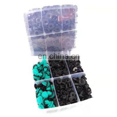635pcs Car Body Plastic Auto Fasteners Push Trim Clips Pin Rivet Bumper Kit