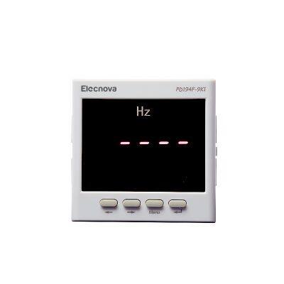 Elecnova Communication Analog Output 96*96 LED Screen Programmable Multi Protocols 45~65Hz 3 Phase Digital Frequency Meter photo-2