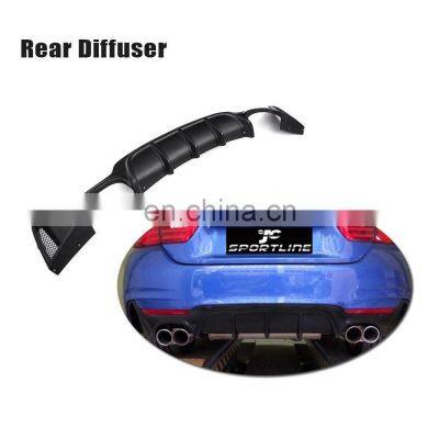 Unpainted Black Rear Diffuser for BMW F32 F33 F36 435i 440i M Sport 14-17