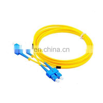 SC UPC Duplex Single mode G652D Fiber Optic Patch cord cordon de raccordement en fibre Fiber Jumper sc upc patch cord