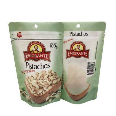 Customized Dry Food Zipper Metalized Plastic Clear Stand up Pouch photo-2