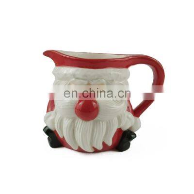 3d Santa Claus Christmas Gift Box Ceramic Coffee Mug With Christmas Design