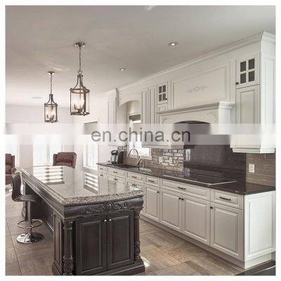 North American Kitchen Cabinet Solid Walnut Wood White Shaker Cherry Wood Kitchen Cabinets