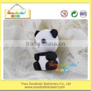 3D mini panda eraser