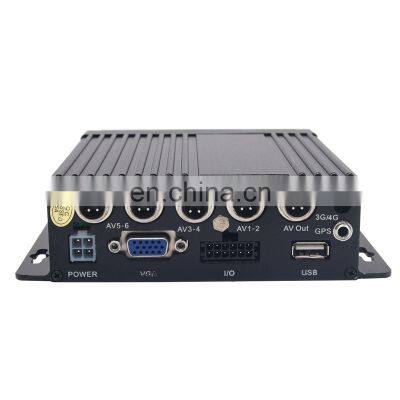 4CH Vehicle Car Mobile DVR Security Video Recorder With 4 CCD Camera Cable Remote photo-2