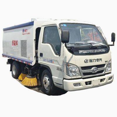 Foton 4x2 Mini 6 Wheel Broom Sweepers Truck 2800 Liters