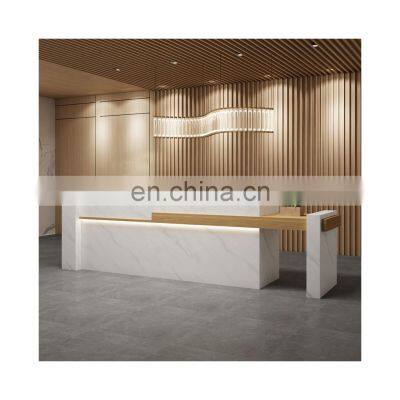 Reception Desk Standard Size Office Front Reception Desk Table Modern Reception Desk