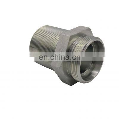 Factory Direct Thread Ferrule Types OEM ODM Copper Pipe Fitting Straight Fittings Bulkhead Connector