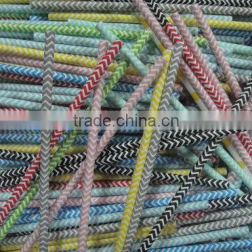 Bulk Assorted Zig Zag Chevron Paper Straws for party favors