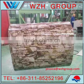 Hot sell color coated galvanized steel coil/ embossed printing metal sheet coil/stone coil