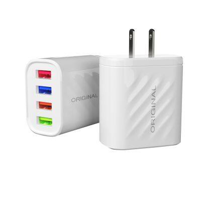 Universal Charger For Phone Quick Charge 2.0 Fast Charging 4 Port USB Phone Charger adapter For Samsung for iPhone