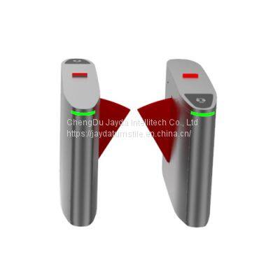 Waist high flap optical turnstile/ flap gate security turnstile/ flap gate optical turnstile