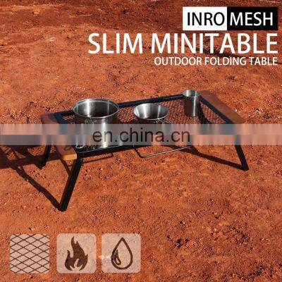 Hot Selling Outdoor Multi-Function Portable Barbecue Tool Grill Convenient Folding Net Camping Table photo-5