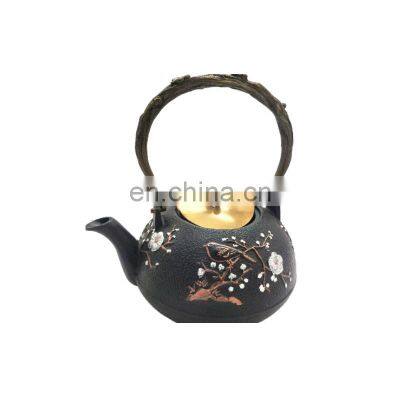 Cast Iron 500ml Tea Cup Saucermetal European Nordic Magic Tea Pot photo-4