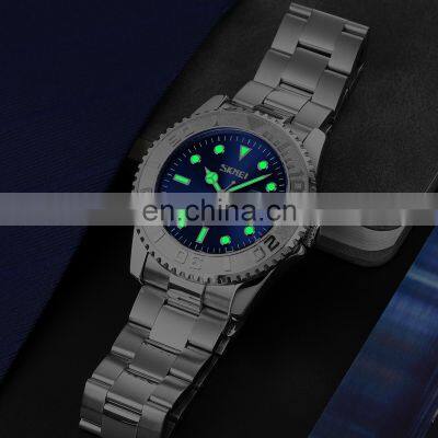 Relgio Skmei 9295 Brand Luxury Business Men's Watch Waterproof Stainless Steel Quartz Watch for Men photo-3