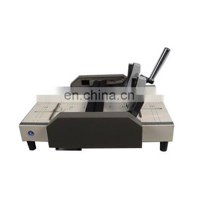 Hot-sale Manual Type Desktop Booklet Maker Folding Machine photo-2