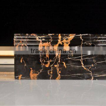 AF Black Marble Skriting 600*150mm photo-3