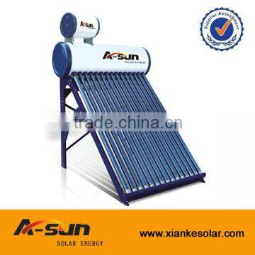 high quality low pressure solar hot water heater system with feeder tank