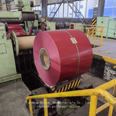 Boyuan Hot Selling RAl3016 Red Coated Color Galvanized Aluminum Zinc Steel Coil