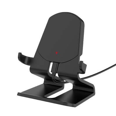 5W-15W wireless charger stand Quick Charge ABS PC Smart phone Charge Dock Station wth phone holder