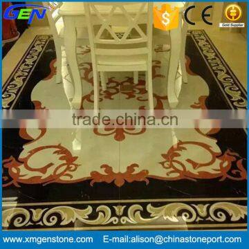 Indoor Decoration High Quality Stone Marble Waterjet Flooring Tiles