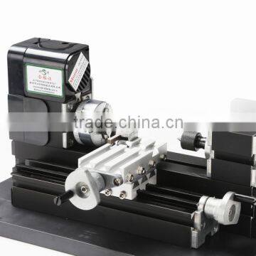 24 Watts Motor Mini Metal Hobby Lathe Z20002M for Wood Working , Soft Metal Process photo-2