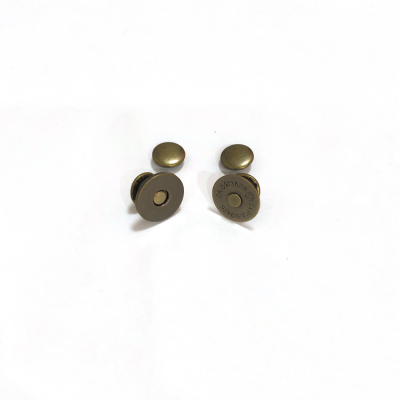 18MM green bronze double-sided rivet ultra-thin magnetic button