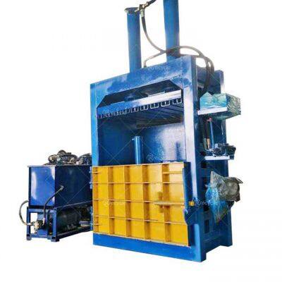 Semi Automatic Vertical Scrap Baler Hydraulic Baling Press Machine Cardboard Plastic Baler Machine