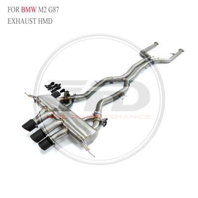 HMD SS304 Exhaust Catback for BMW 740Li G12/750i G11/E92 M3/i8/M2 G87 Auto Replacement Modification Electronic Valve Whatsapp+86 18946955156 photo-5