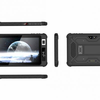 HR1065C Cheapest Factory 10.1 Inch Android MTK 8 Core 8GB+128GB Rugged Tablet With RJ45 RFID NFC 2D Barcode and Fingerprint Scanner photo-4