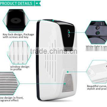 Factory New Style Essential Oil Digital Air Fragrance Dispenser Wall Hang Fan Driver Refillable Automatic Perfume Dispenser photo-3