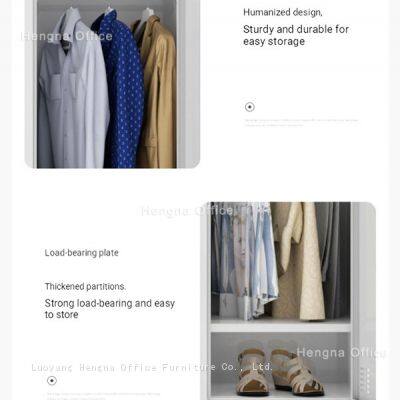 HN-3SL Slim Vertical Metal Locker for Small Office/Dormitory, Steel Storage Cupboard, Space-Saving Design With Reinforced Doors-Factory Wholesale photo-3