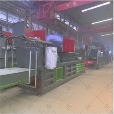 Horizontal Hydraulic Compression Carton Baler Waste Carpet Baler