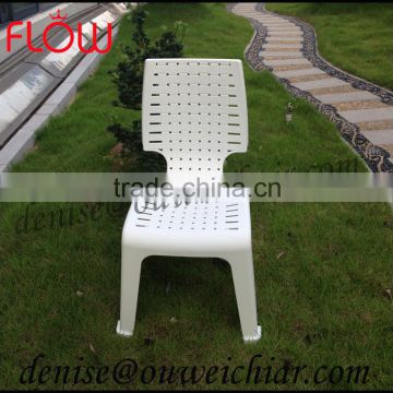 new design white stackable PP plastic chair