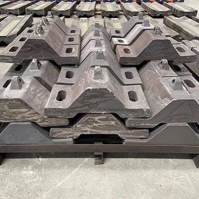 Chromium-Molybdenum Alloy Steel Mill Liner Medium/Low Cr-Mo Hochverschleißfestigkeit Hoher Schlagwiderstand für SAG-Mühle Kugelmühle Bergbau Zement