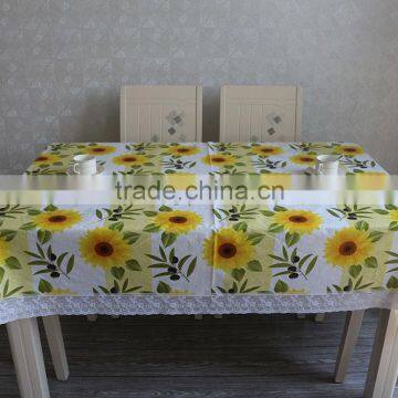 New Designed Friendly Pvc Printed Tablecloth With Paris Buildings photo-4
